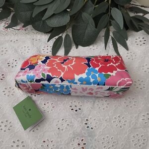 Kate Spade Floral Pencil Case W/supply  Items